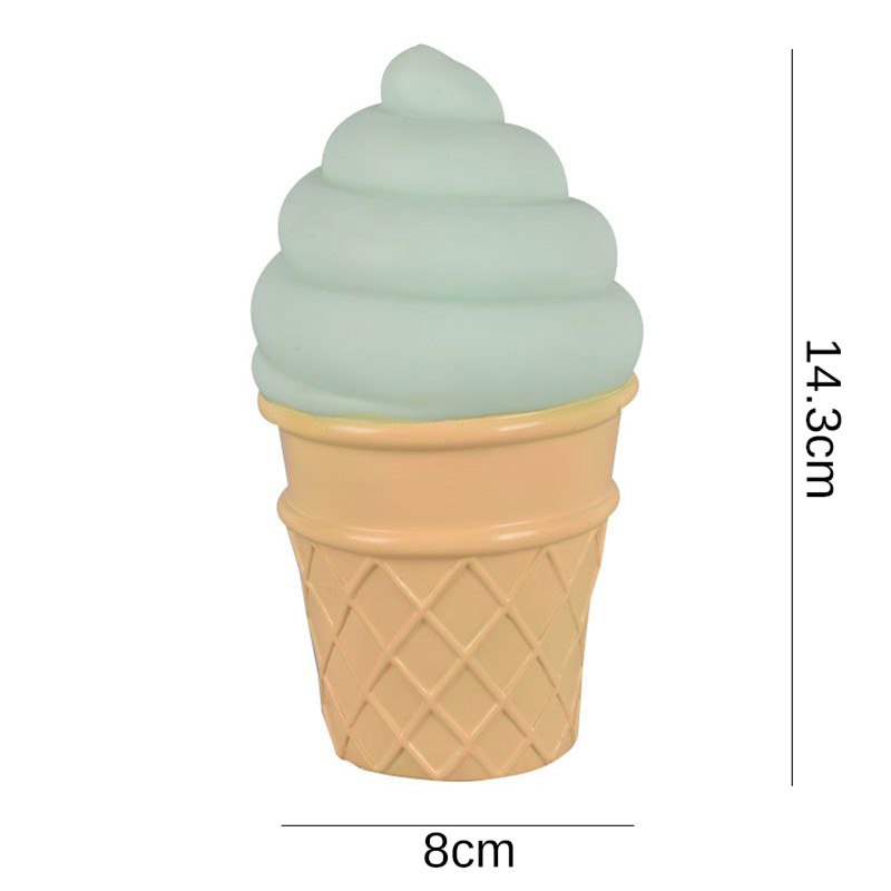 Decorative Lights Silicone Ice Cream Toy